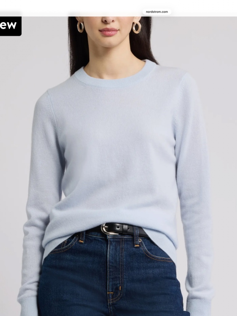 Nordstrom Cashmere Crew Sweater